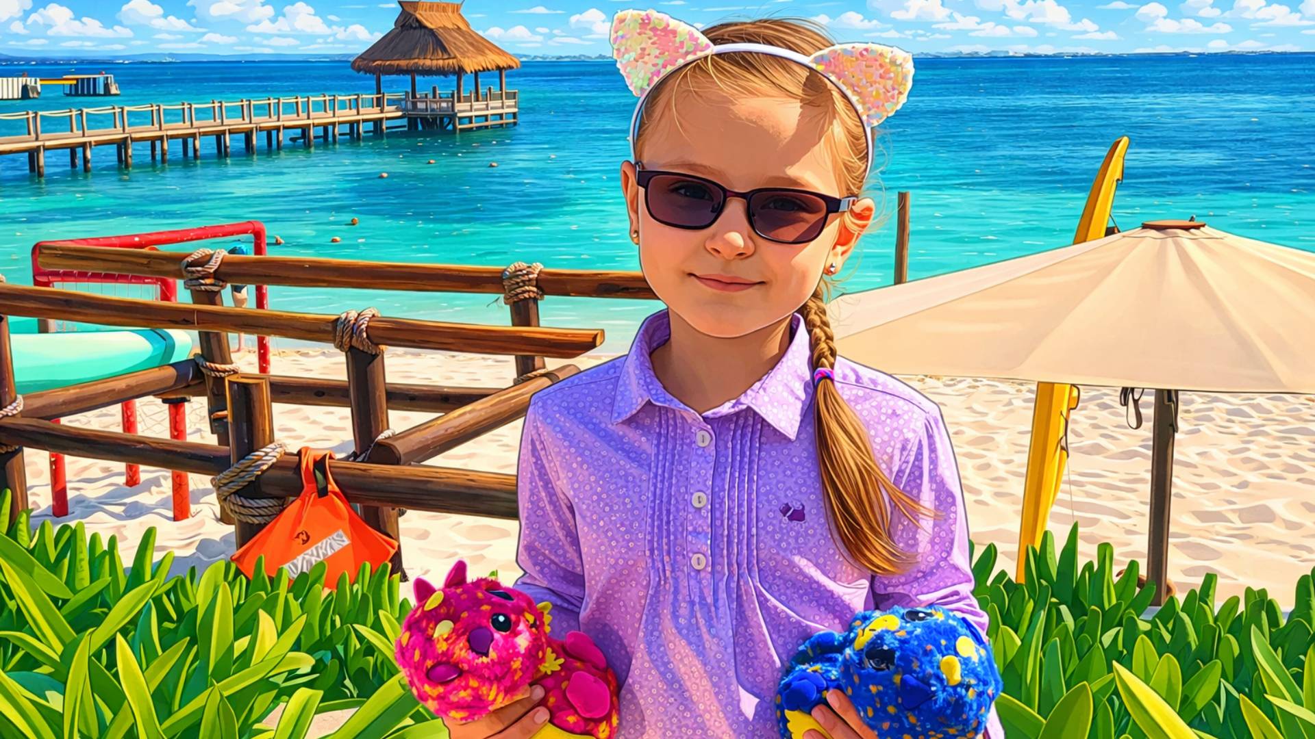 Alicia Titova in Belize